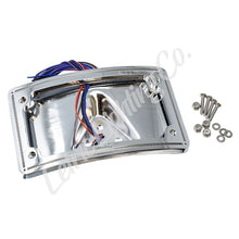 Load image into Gallery viewer, Letric Lighting 2014+ Sportster Perfect Plate Light Chrome Curved License Plate Frame