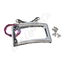 Load image into Gallery viewer, Letric Lighting 10-13 Street Glide Perfect Plate Light Chrome Curved License Plate Frame