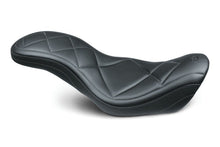 Load image into Gallery viewer, Mustang 06-17 Harley Dyna Super Tripper 1PC Seat Carbon - Black