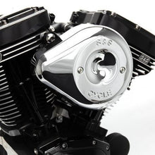 Load image into Gallery viewer, S&amp;S Cycle 08-17 Touring/16-17 Softails Models Stealth Air Cleaner Kit w/ Chrome Teardrop Cover