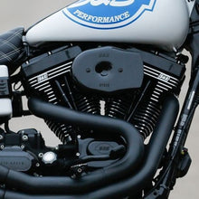 Load image into Gallery viewer, S&amp;S Cycle 01-15 Fuel-Injected Softail Models Stealth Air Cleaner Kit w/ Black Tribute Cover