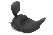 Load image into Gallery viewer, Mustang 08-21 Honda Electra Glide Std,Rd Glide,Rd King,Str Glide Lowdow Solo Seat Pearls - Black