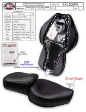 Load image into Gallery viewer, Mustang 96-03 Harley Sportster 3.3 Gal Vintage Touring-XIS 1PC Seat - Blackl
