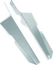 Load image into Gallery viewer, Bikers Choice 86-13 FLST Chrome Wind Deflectors Replaces H-D 58125-90A