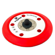 Load image into Gallery viewer, Chemical Guys TORQ R5 Dual-Action Red Backing Plate w/Hyper Flex Technology - 6in
